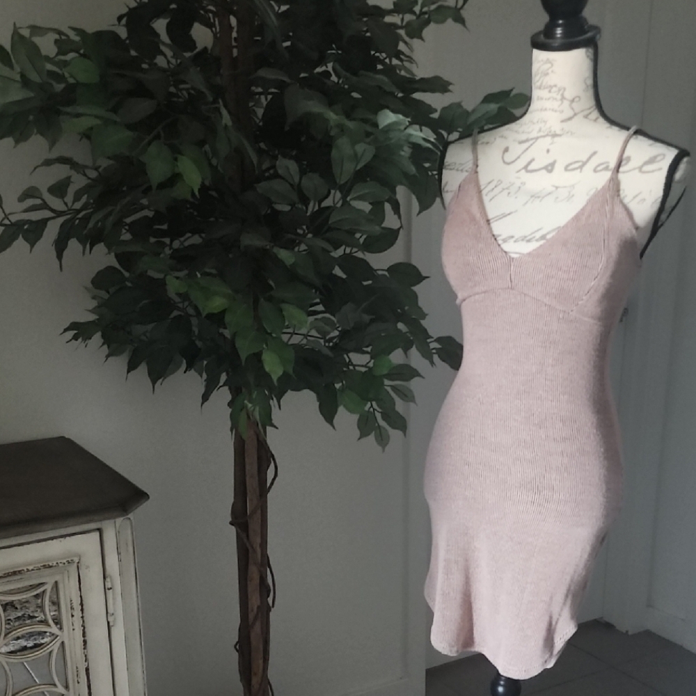 January 7 Blush Pink Mini Dress